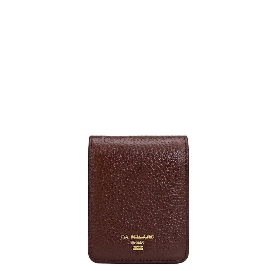 Wax Leather Lipstick Case - Espresso