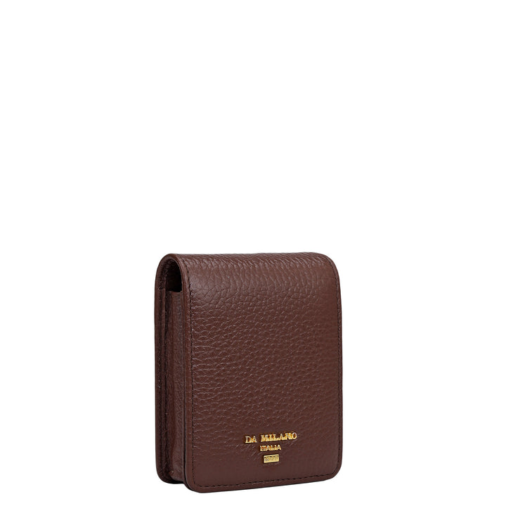 Wax Leather Lipstick Case - Espresso