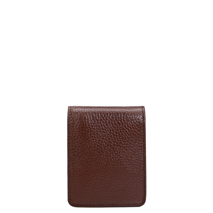 Wax Leather Lipstick Case - Espresso