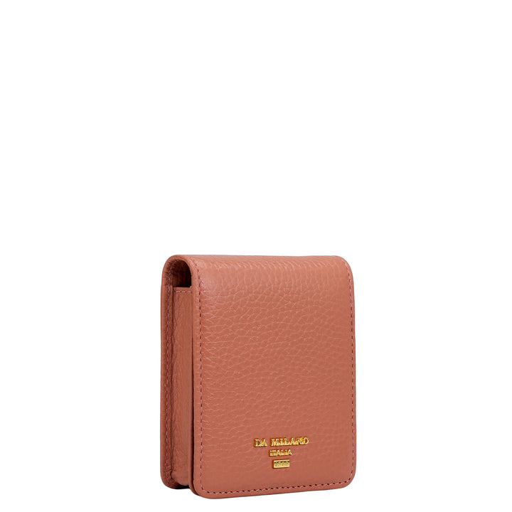 Wax Leather Lipstick Case - Terracotta