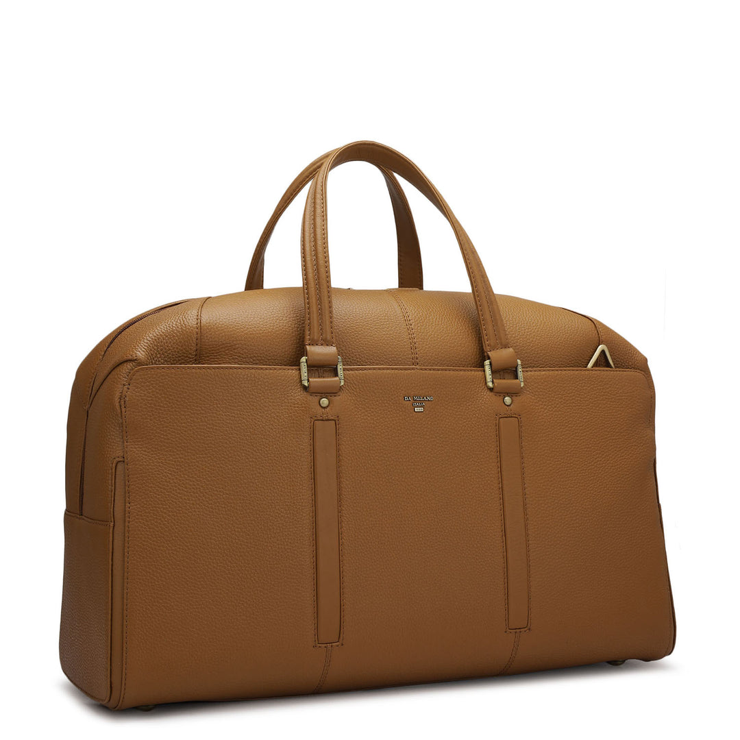 Wax Leather Luggage - Caramel