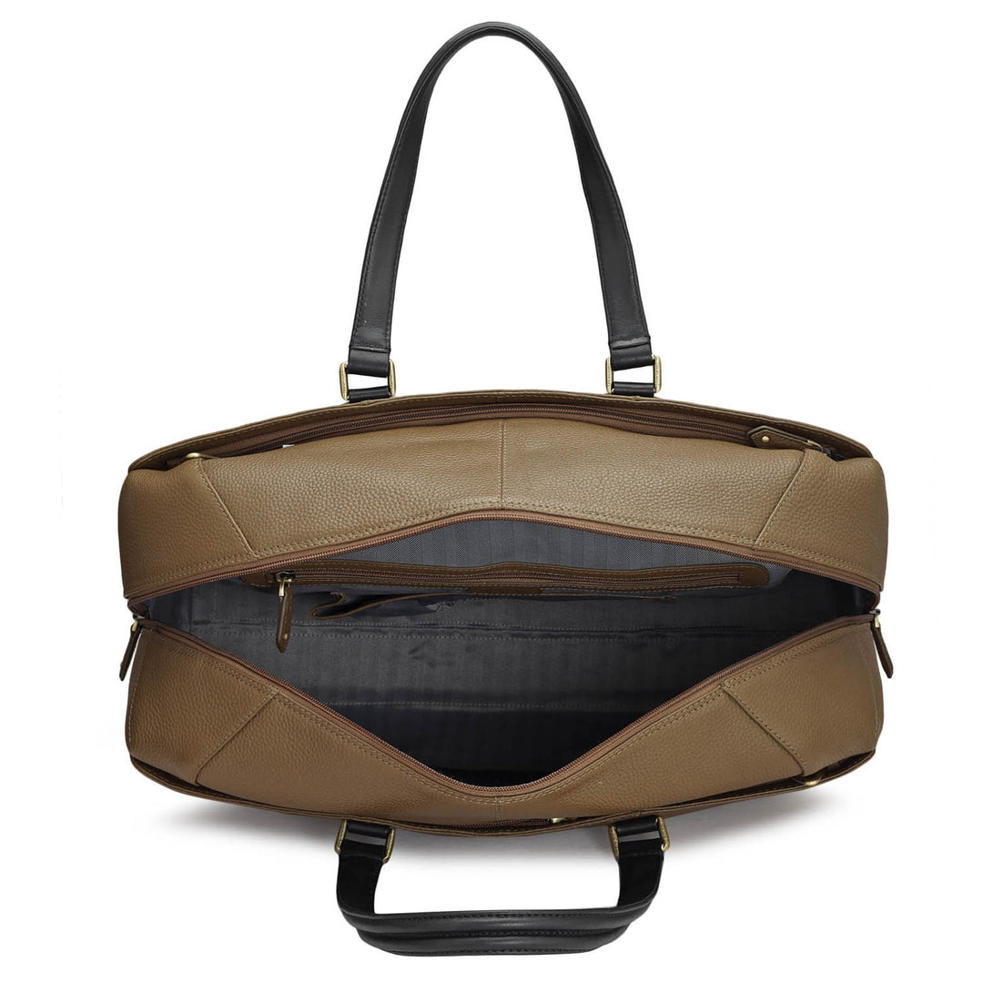 Wax Leather Luggage - Moss