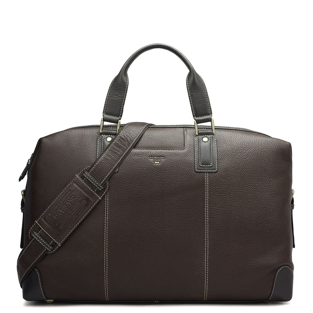 Wax Leather Luggage - Chocolate