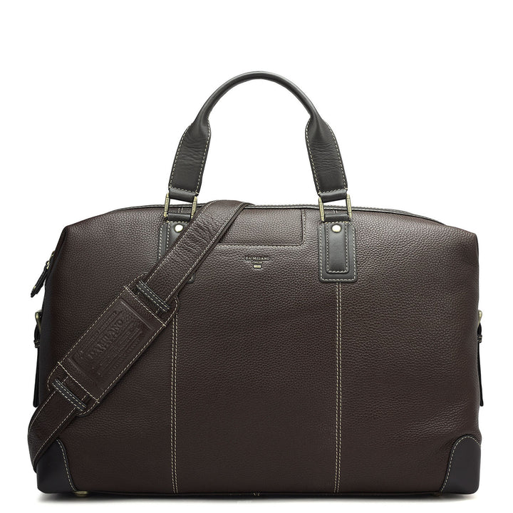Wax Leather Luggage - Chocolate