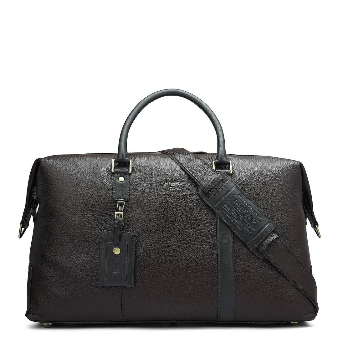 Wax Leather Luggage - Chocolate