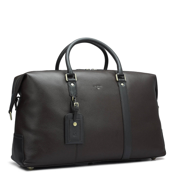 Wax Leather Luggage - Chocolate