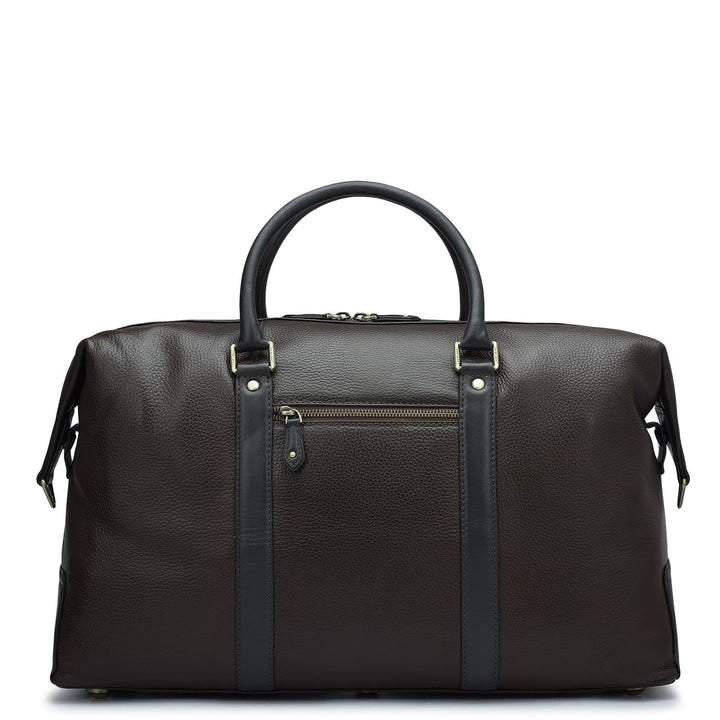 Wax Leather Luggage - Chocolate