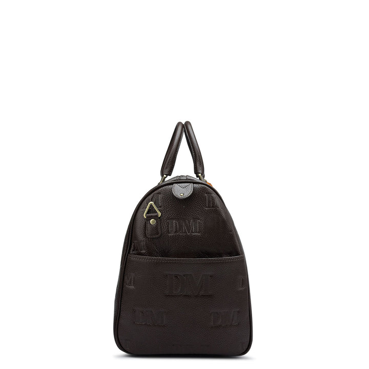 Monogram Wax Leather Luggage - Chocolate