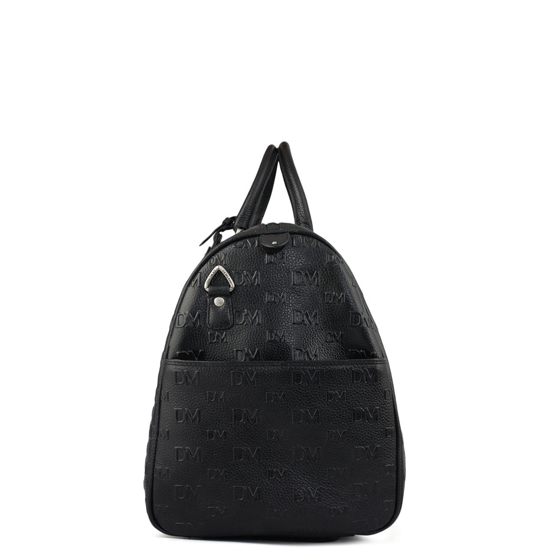 Monogram Wax Leather Luggage - Black