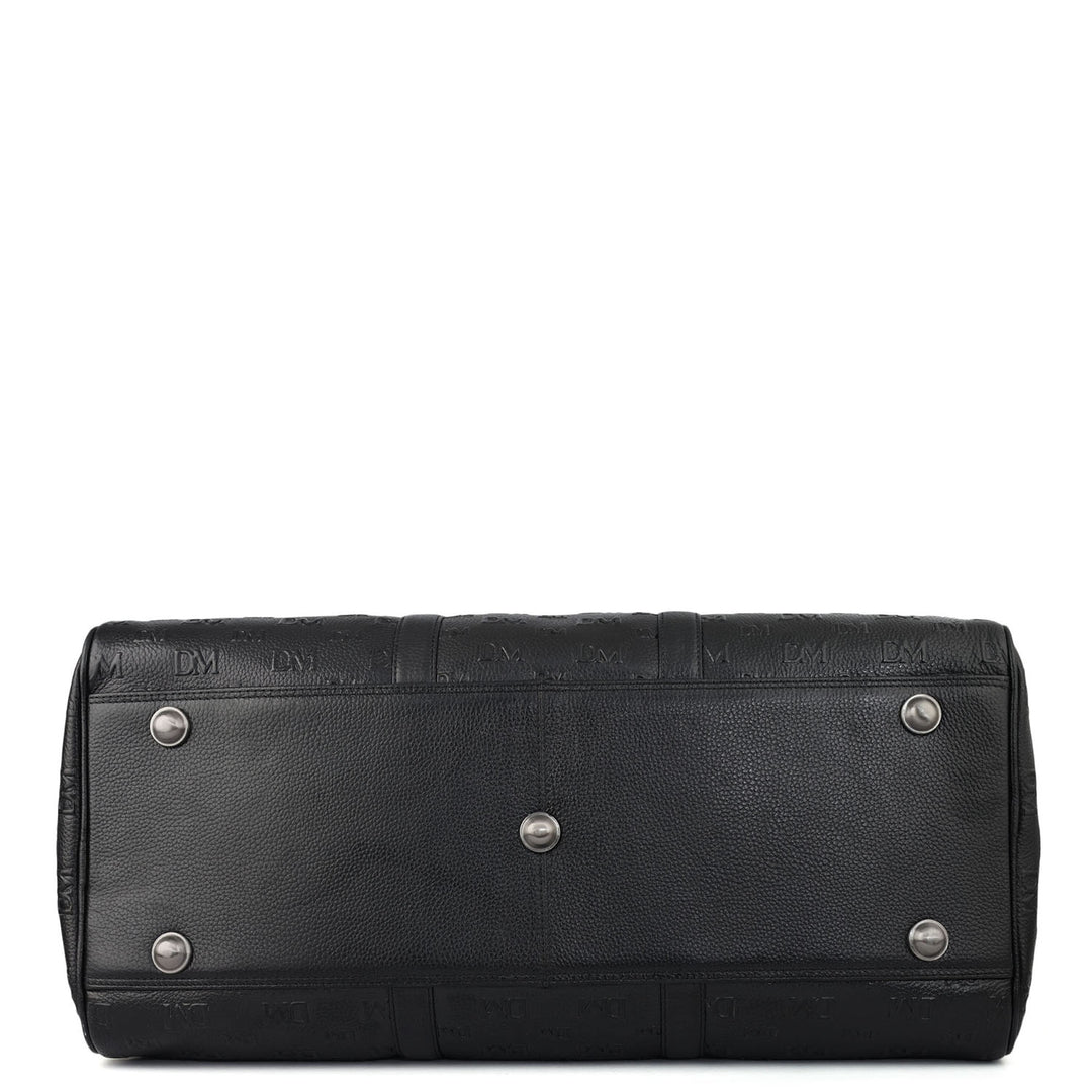 Monogram Wax Leather Luggage - Black