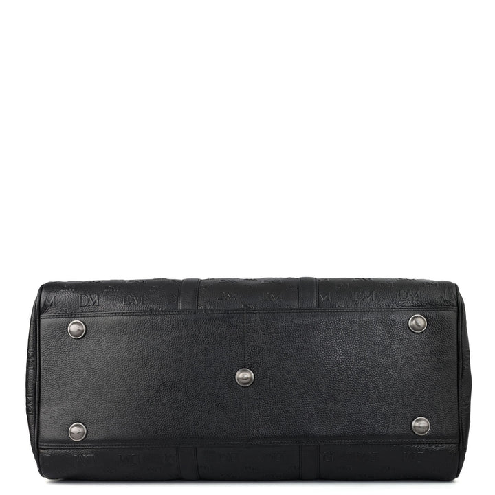 Monogram Wax Leather Luggage - Black