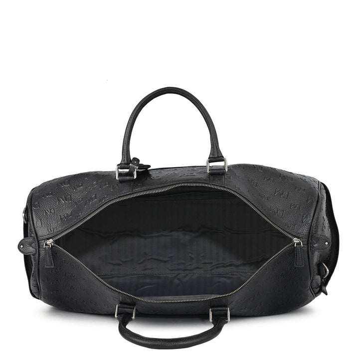 Monogram Wax Leather Luggage - Black