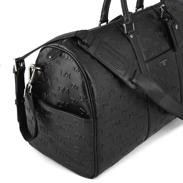 Monogram Wax Leather Luggage - Black