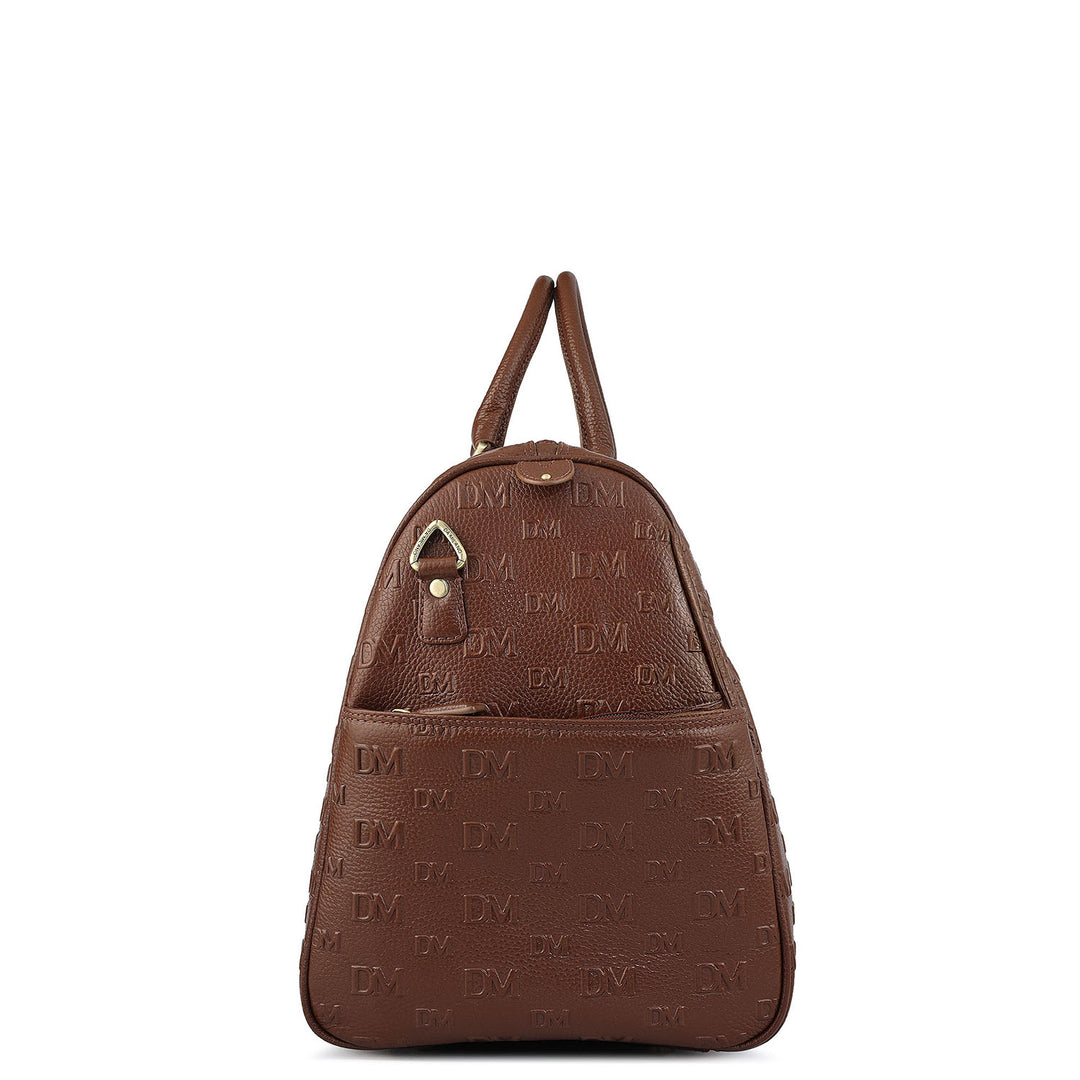 Monogram Wax Leather Luggage - Espresso