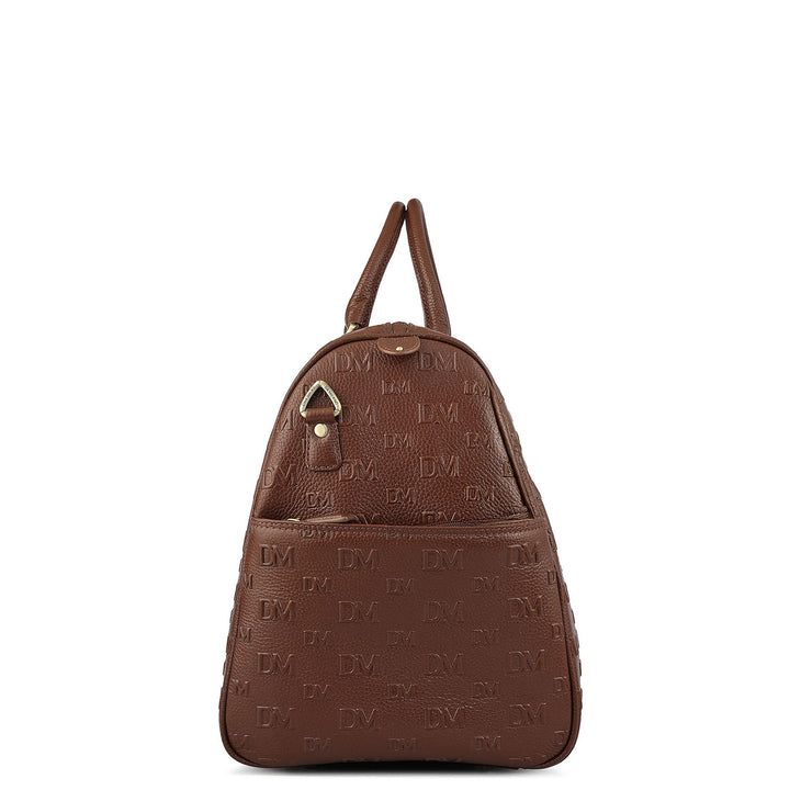 Monogram Wax Leather Luggage - Espresso