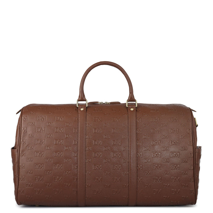 Monogram Wax Leather Luggage - Espresso