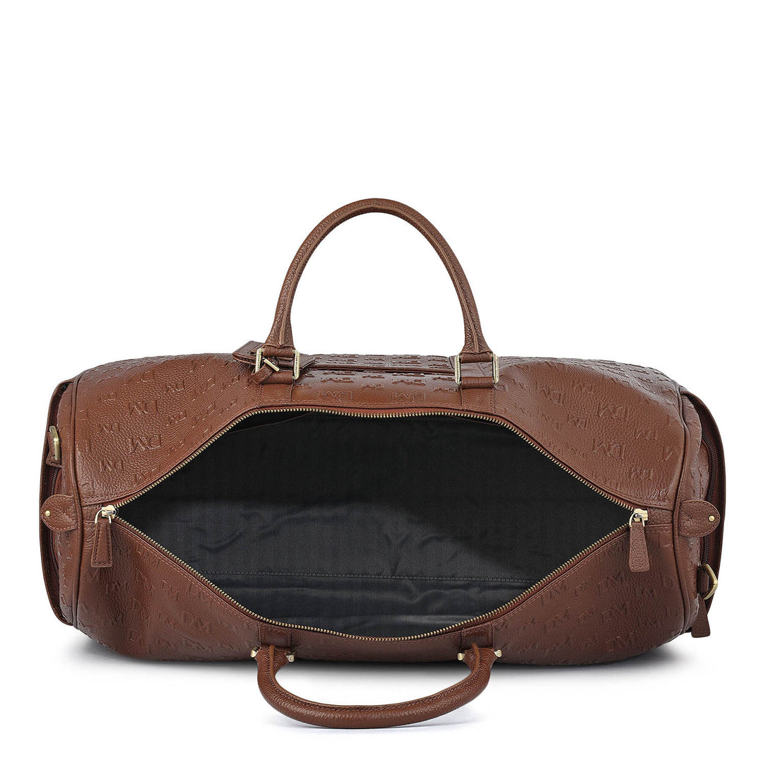Monogram Wax Leather Luggage - Espresso