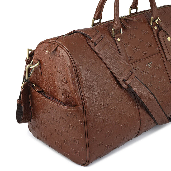 Monogram Wax Leather Luggage - Espresso