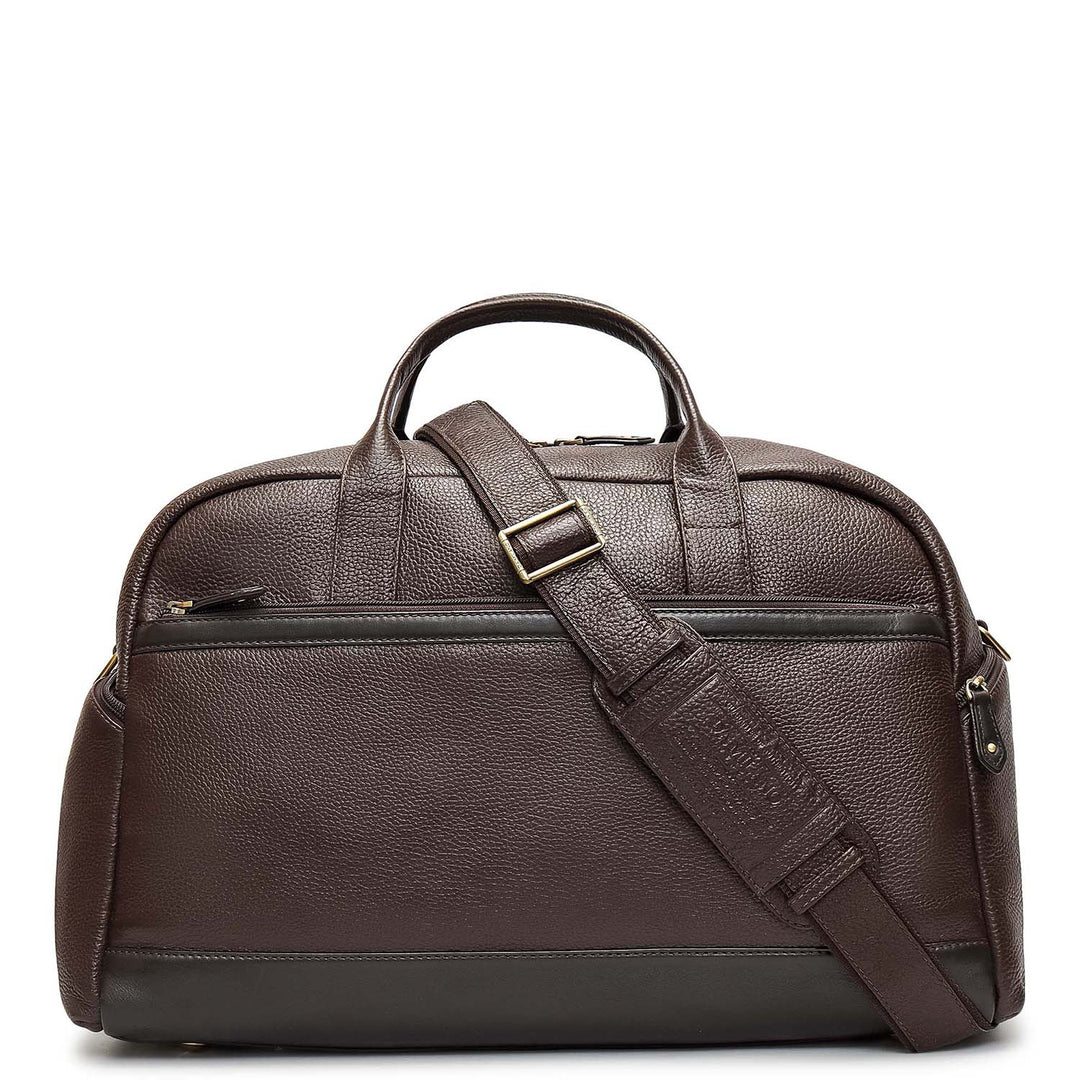Wax Leather Luggage - Chocolate