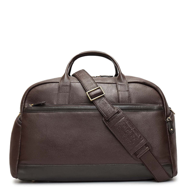Wax Leather Luggage - Chocolate