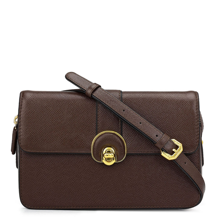 Small Franzy Leather Sling - Oak