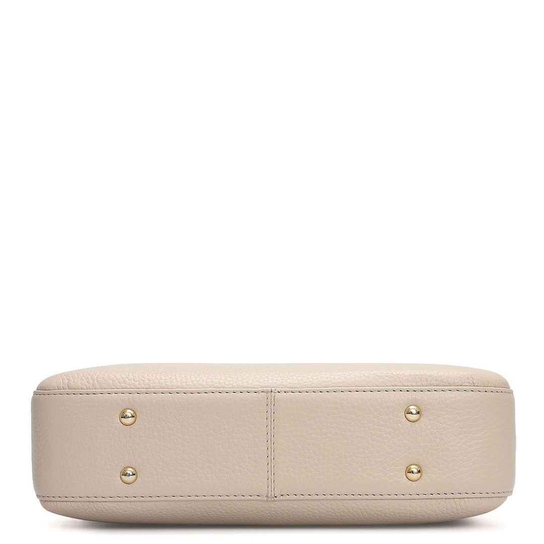 Small Wax Leather Sling - Dove