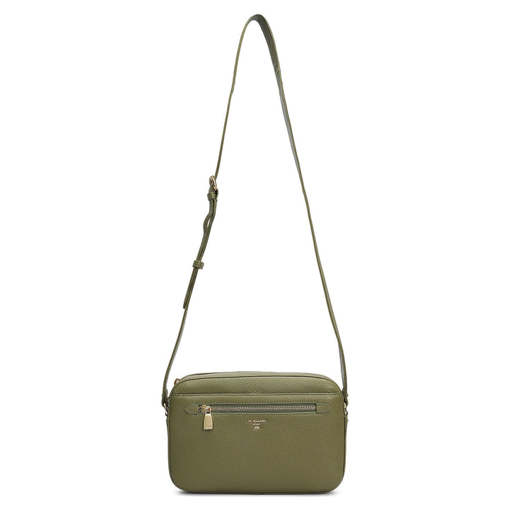 Small Wax Leather Sling - Fern