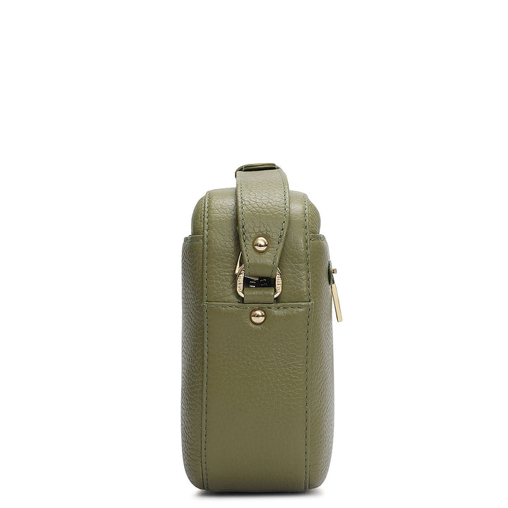 Small Wax Leather Sling - Fern