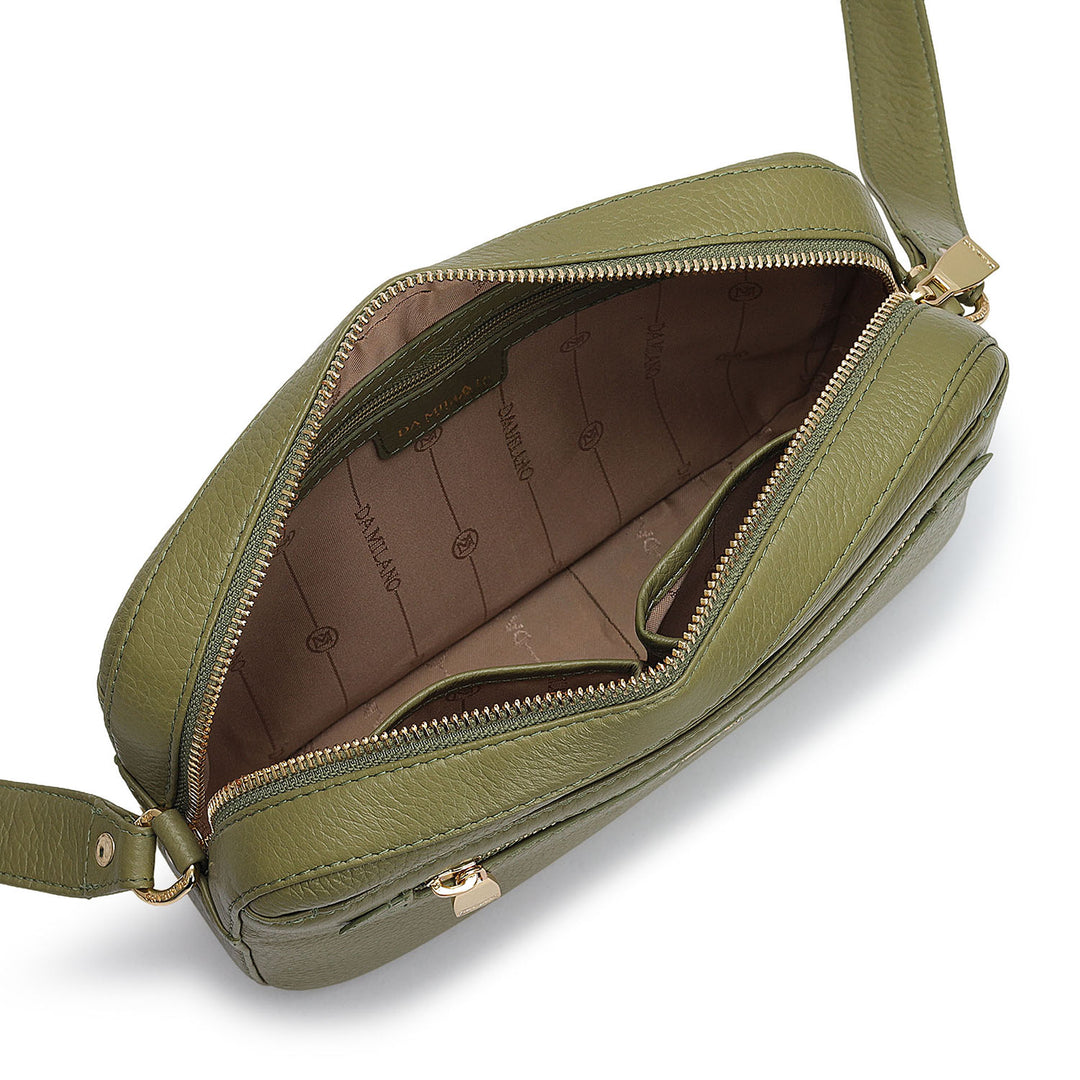 Small Wax Leather Sling - Fern