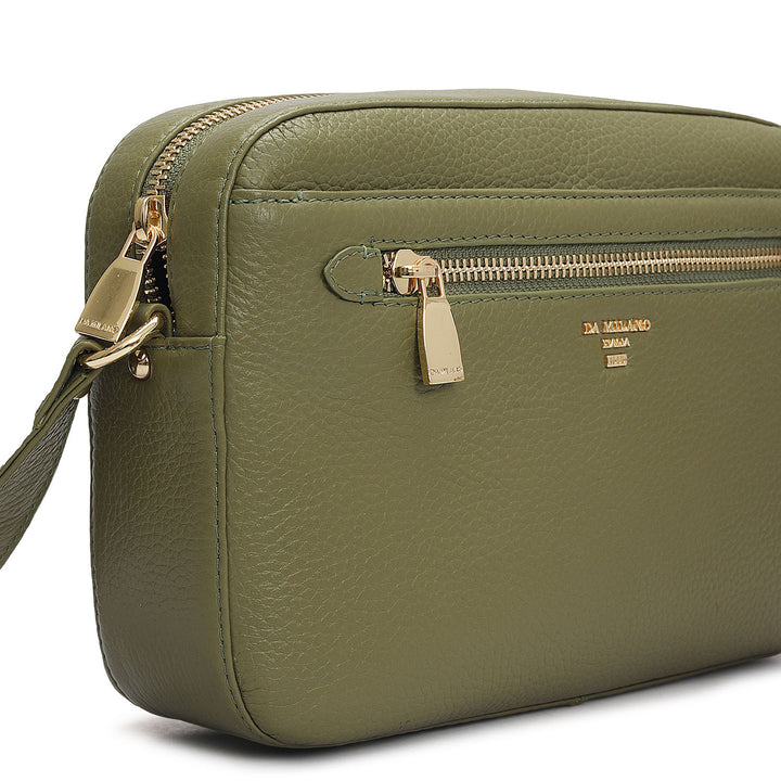 Small Wax Leather Sling - Fern