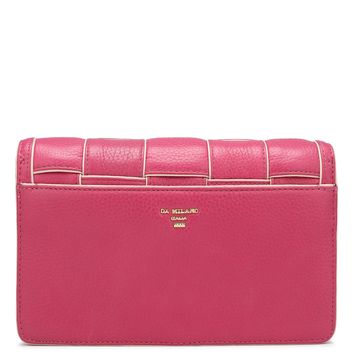 Small Wax Leather Sling - Magenta