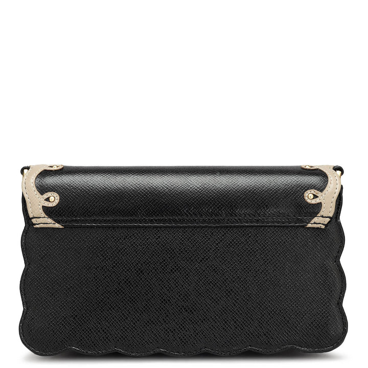 Small Franzy Leather Sling - Black