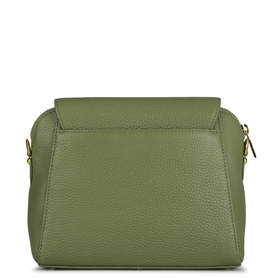 Small Wax Leather Sling - Fern