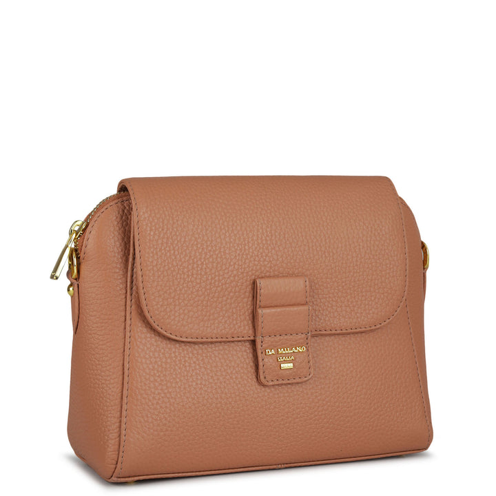 Small Wax Leather Sling - Terracotta