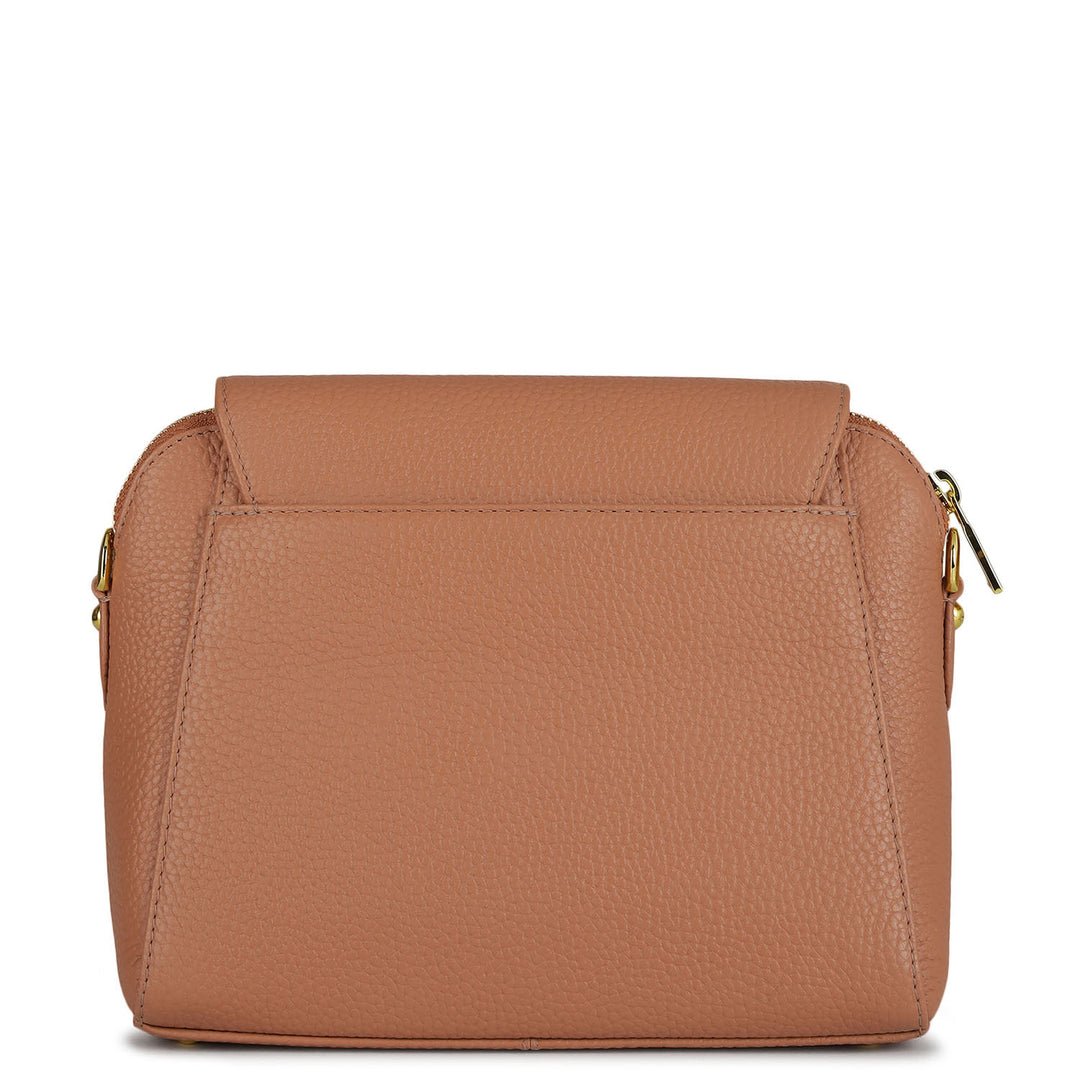 Small Wax Leather Sling - Terracotta