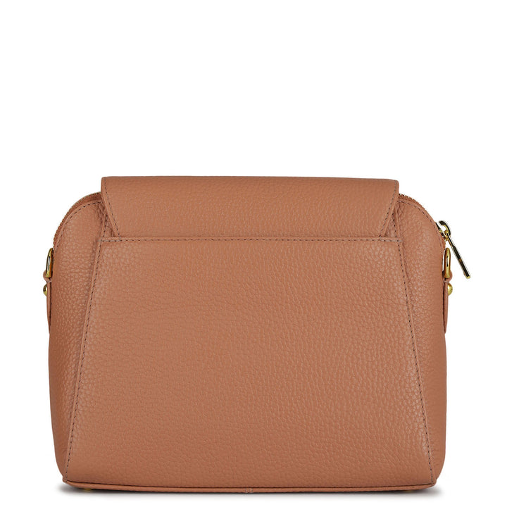 Small Wax Leather Sling - Terracotta