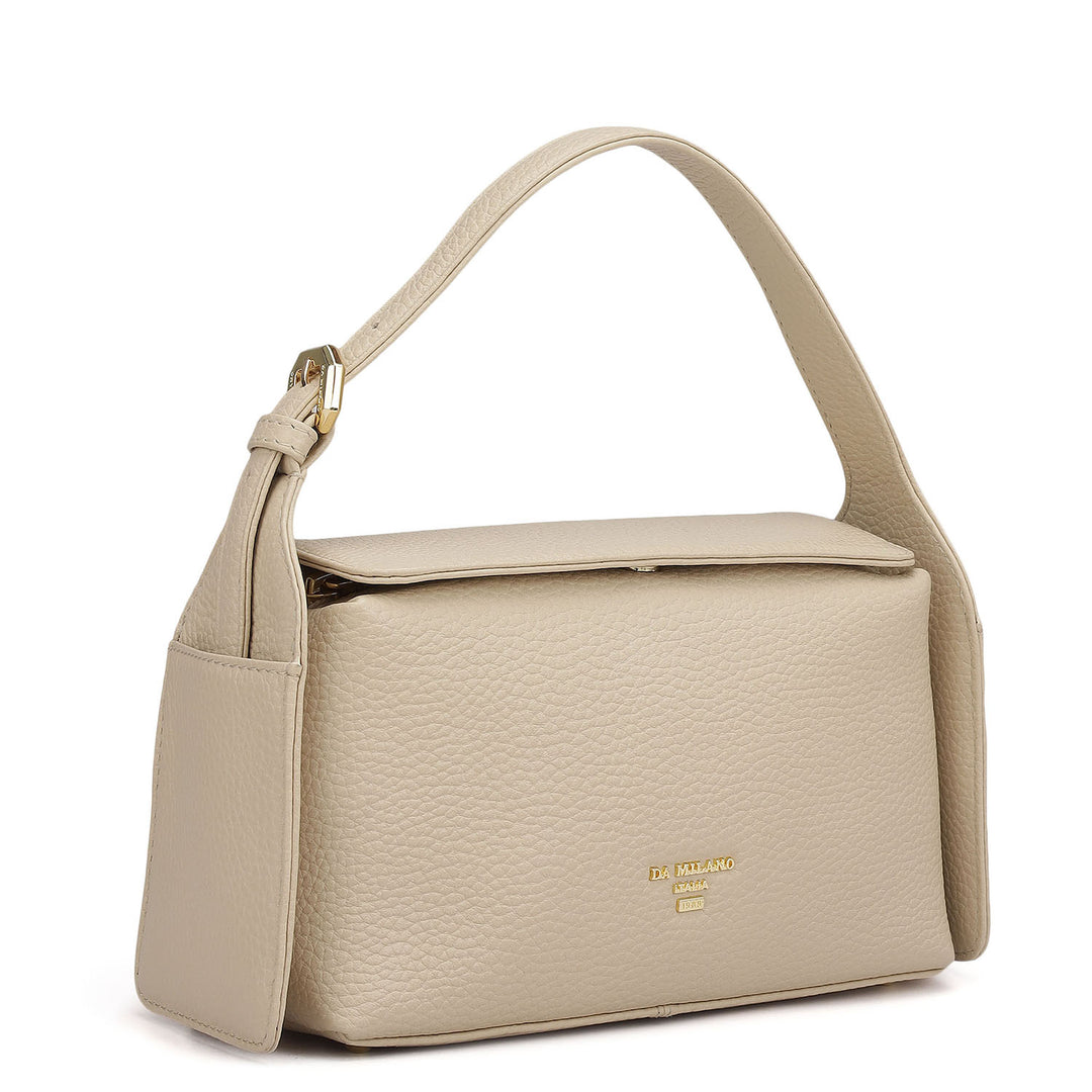 Small Wax Leather Sling - Dove