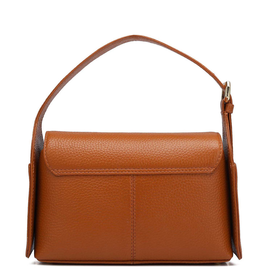 Small Wax Leather Sling - Orange