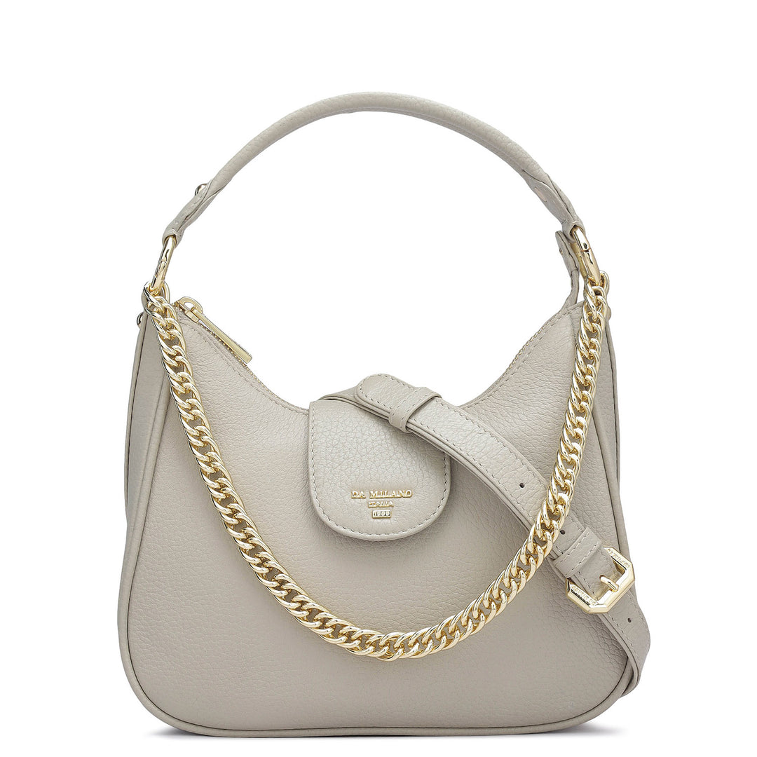 Small Wax Leather Sling - Khaki