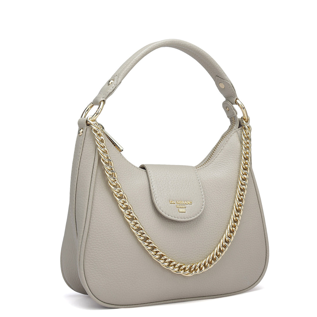 Small Wax Leather Sling - Khaki