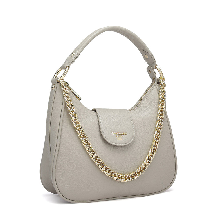 Small Wax Leather Sling - Khaki