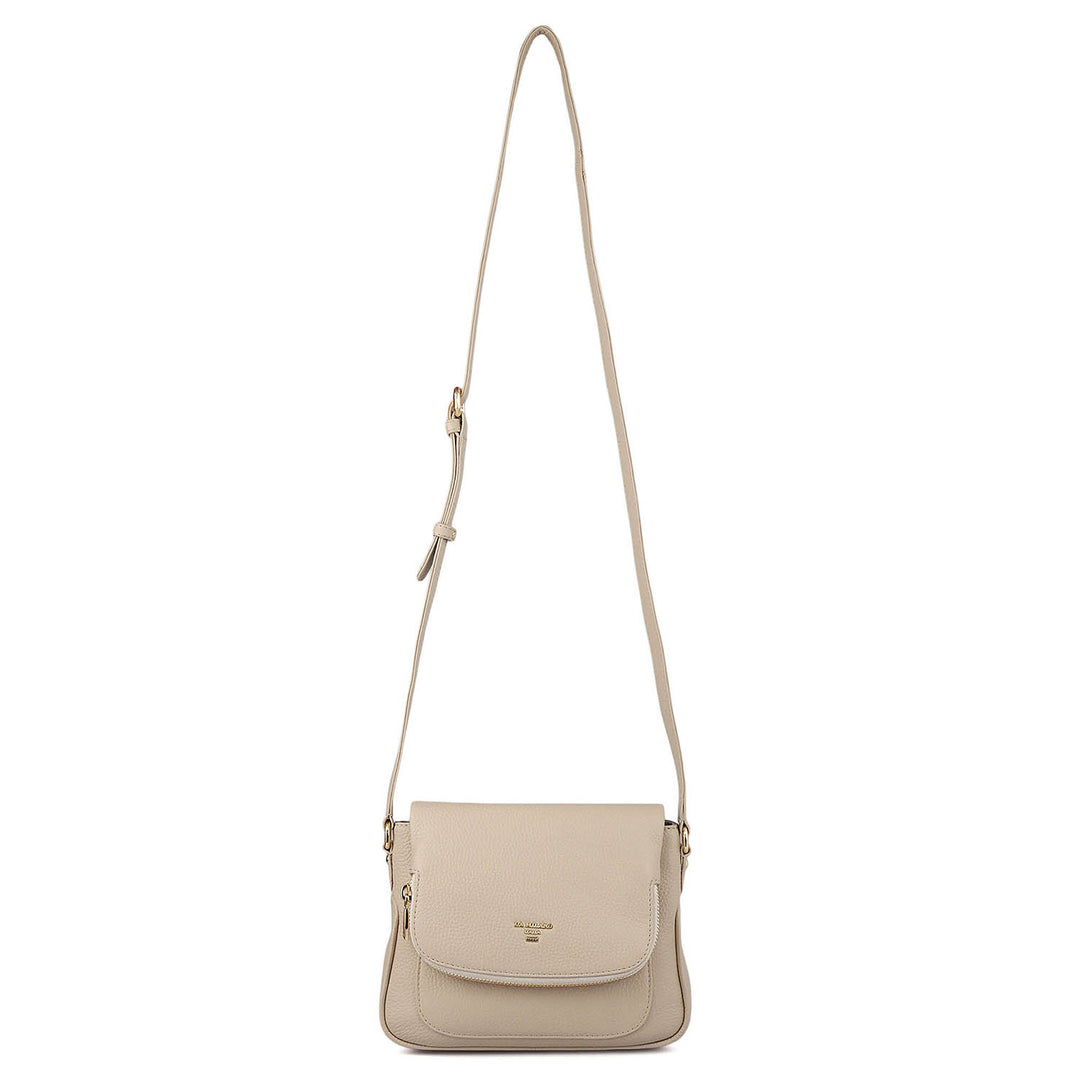 Small Wax Leather Sling - Dove