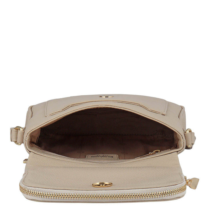 Small Wax Leather Sling - Dove