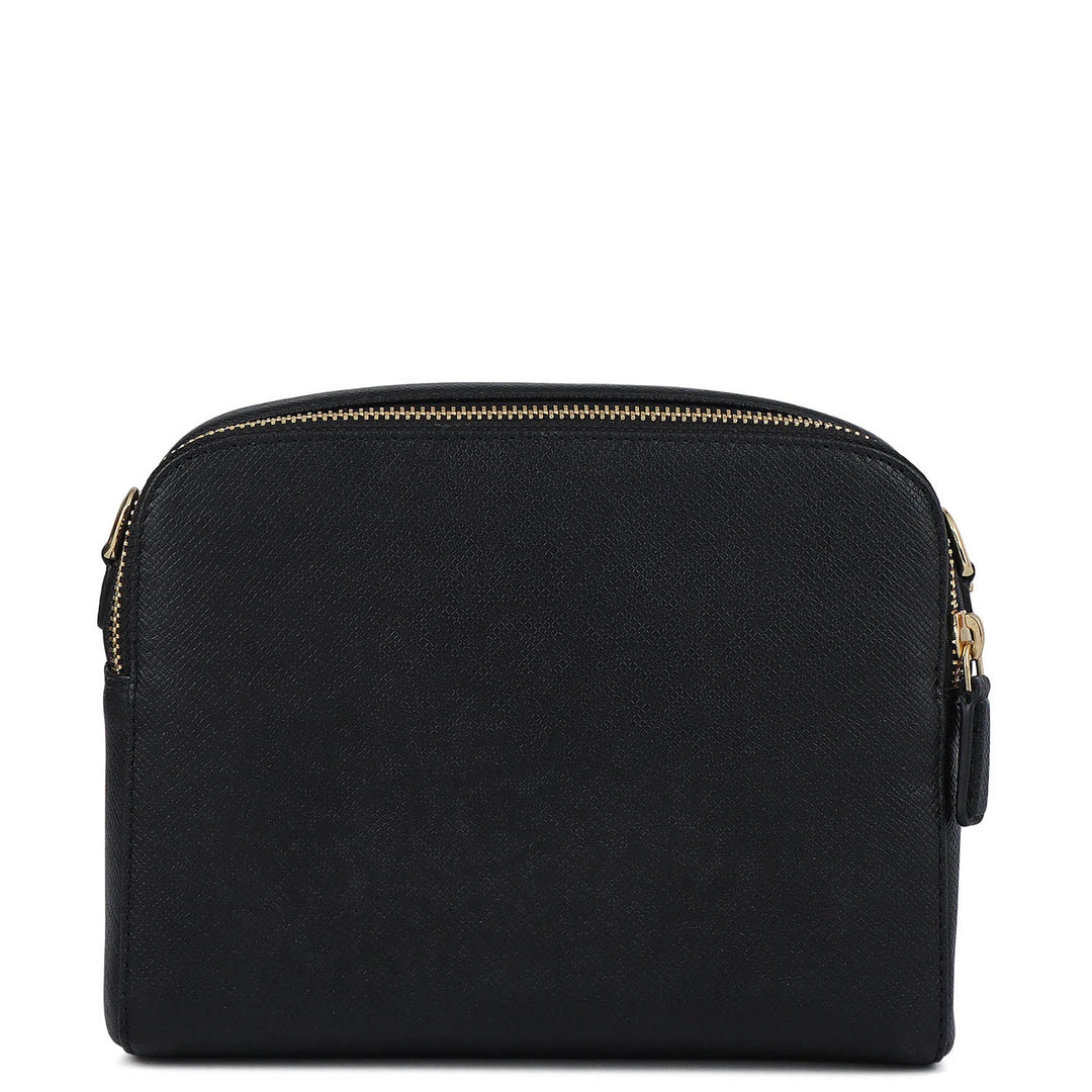 Small Franzy Leather Sling - Black