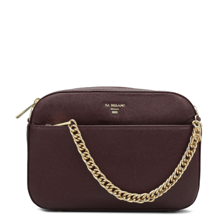 Small Franzy Leather Sling - Wine