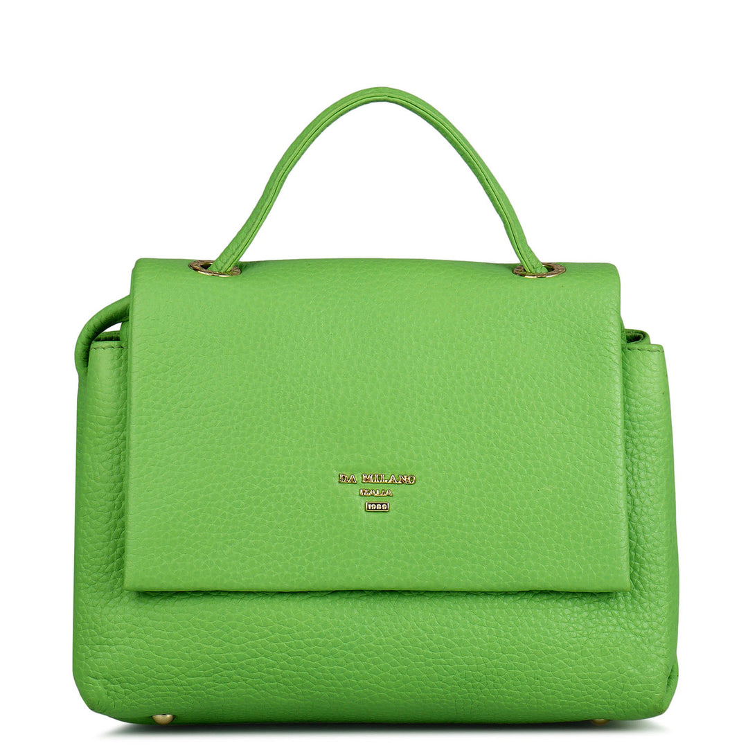 Small Wax Leather Sling - Slime