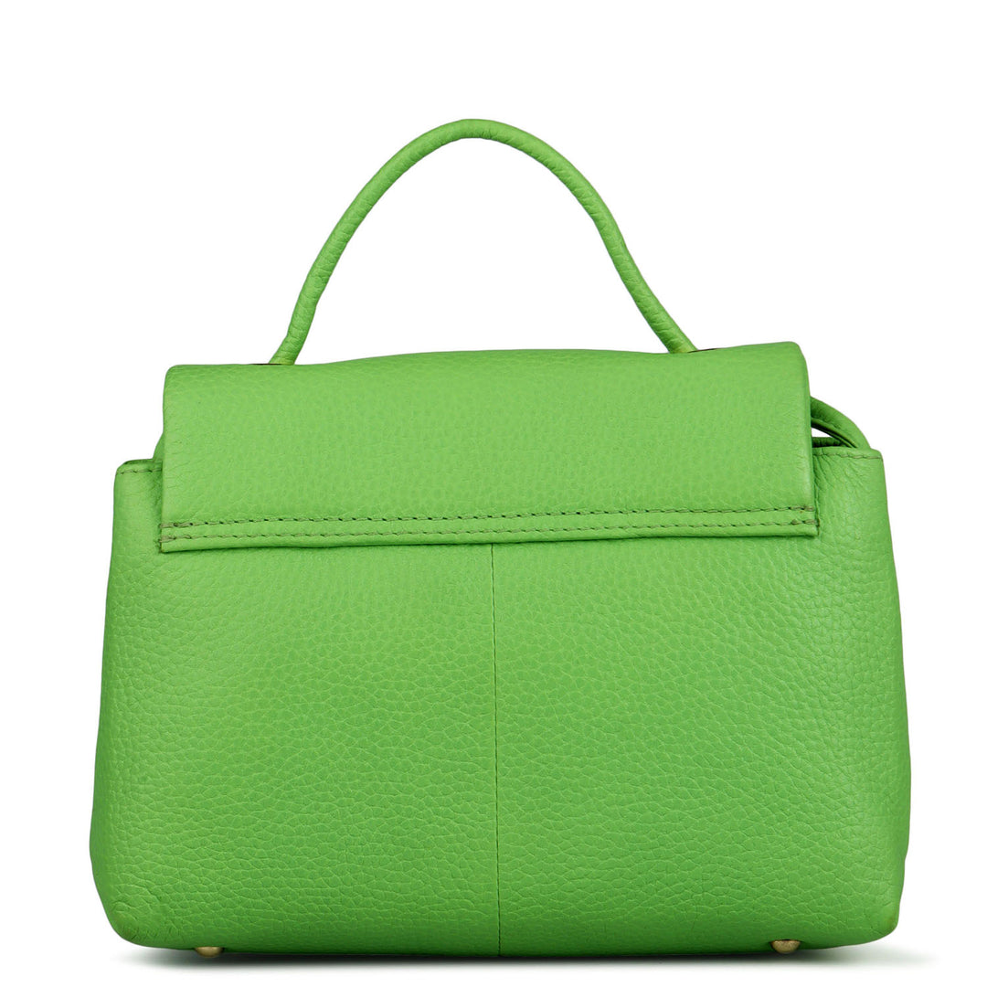 Small Wax Leather Sling - Slime