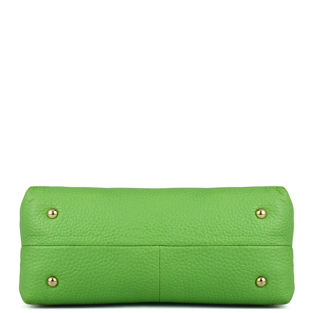 Small Wax Leather Sling - Slime