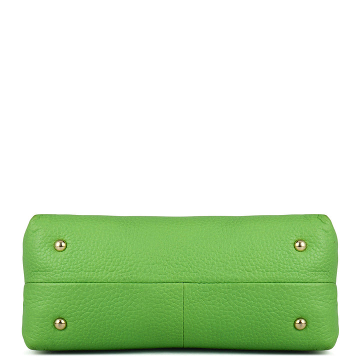 Small Wax Leather Sling - Slime