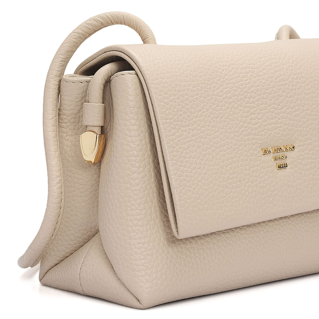 Small Wax Leather Sling - Dove